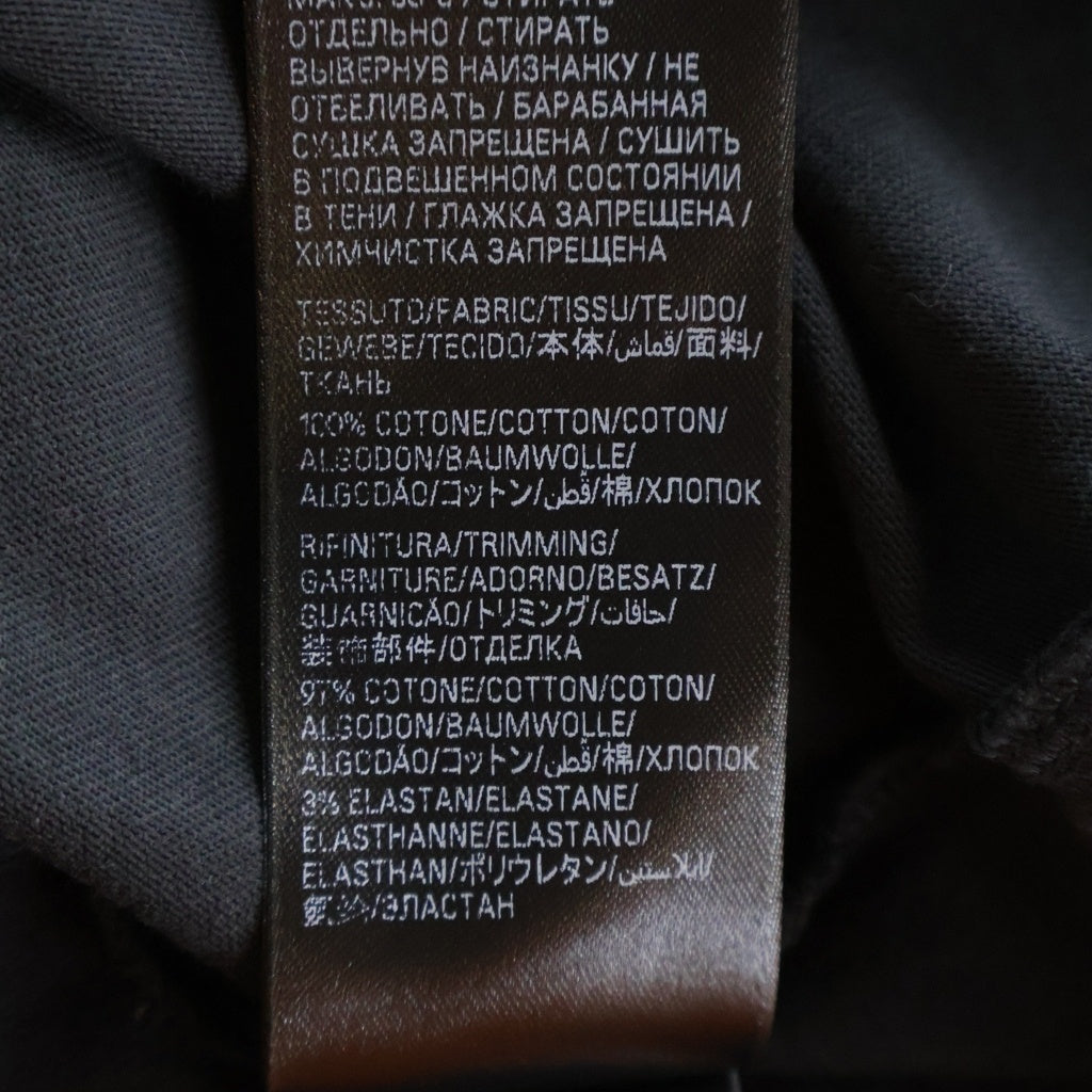 BALENCIAGA(バレンシアガ) Boxing Medium Fit T-shirt フロントボクシングロゴプリント 半袖Tシャツ カットソー ブラック 739784 TRVH5