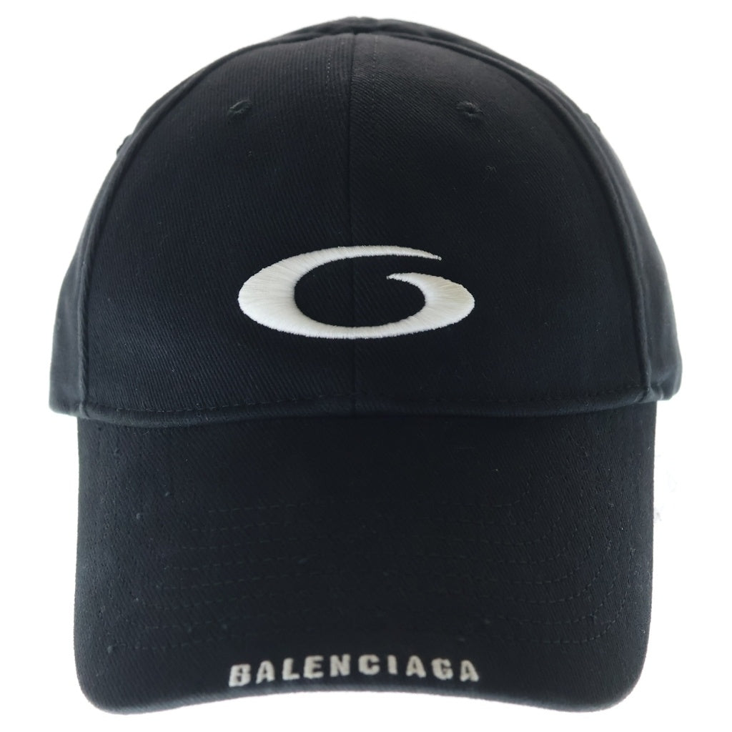 BALENCIAGA(バレンシアガ) Loop Sports Icon Cap ループスポーツ ロゴ刺繍 キャップ ブラック 808873 410B2
