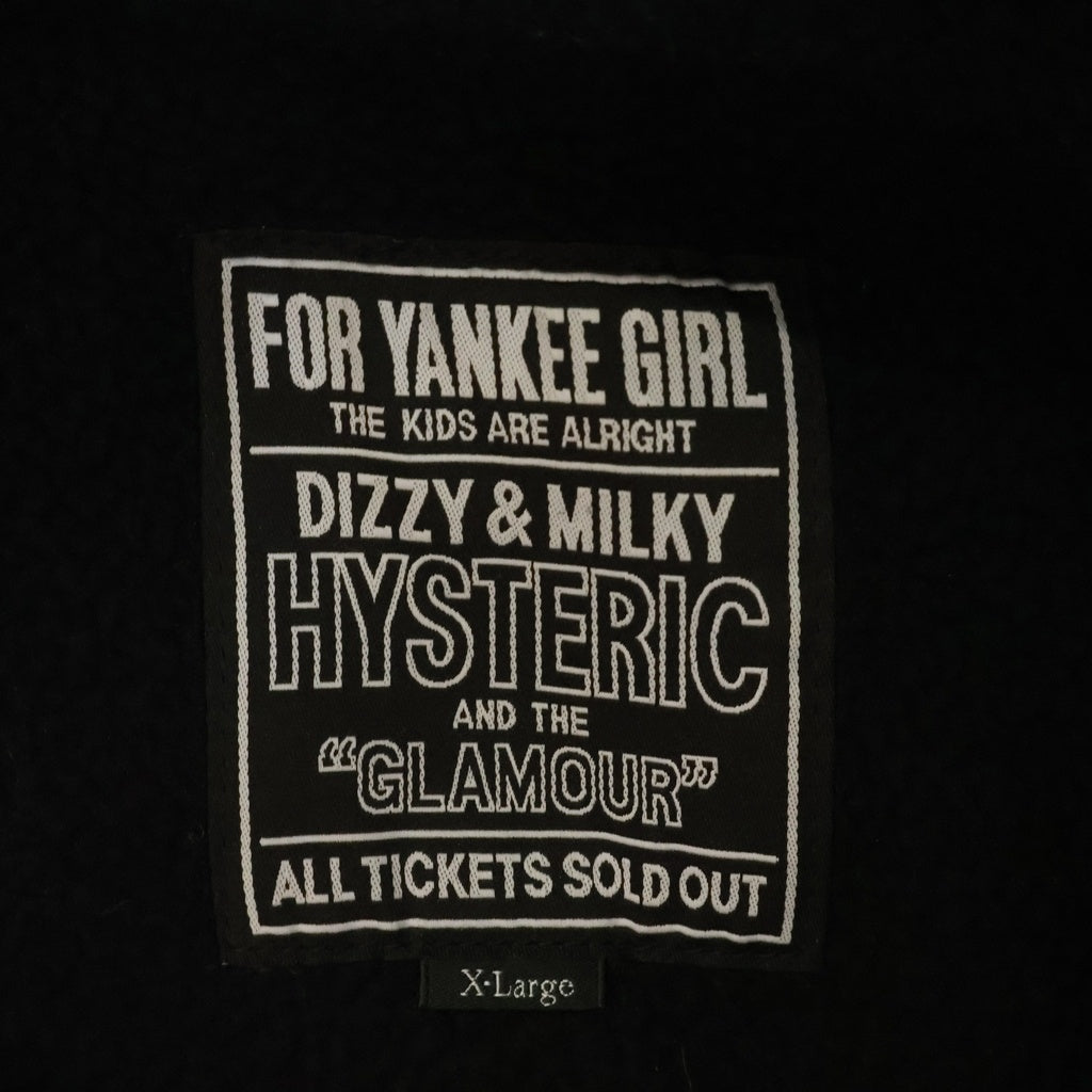 HYSTERIC GLAMOUR(ヒステリックグラマー) ボア デニム ジャケット Gジャン ブラック 02253AB11