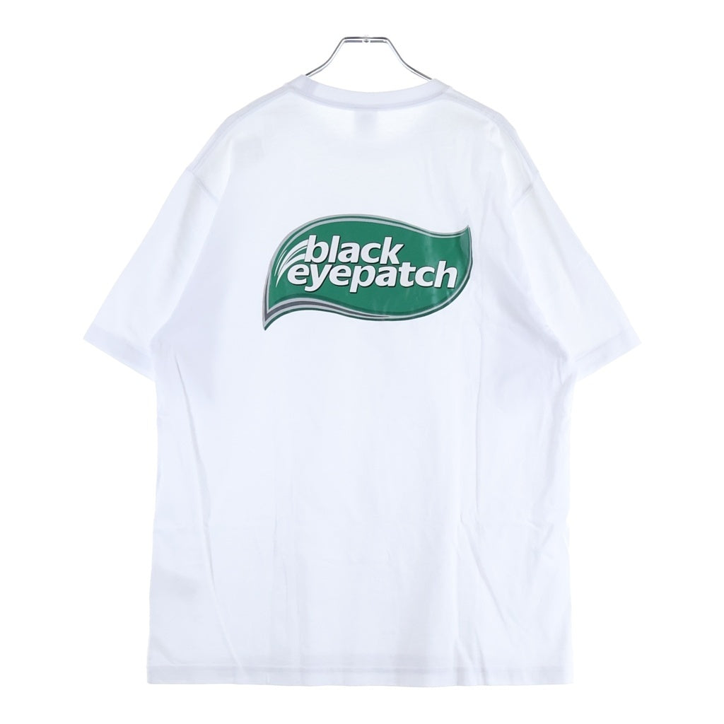 THE BLACK EYE PATCH(ブラックアイパッチ) MINT FRESH 両面ロゴプリント 半袖Tシャツ カットソー ホワイト