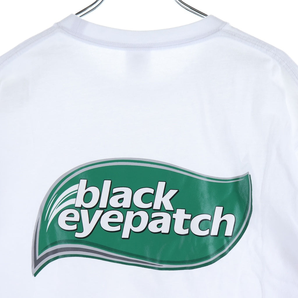 THE BLACK EYE PATCH(ブラックアイパッチ) MINT FRESH 両面ロゴプリント 半袖Tシャツ カットソー ホワイト