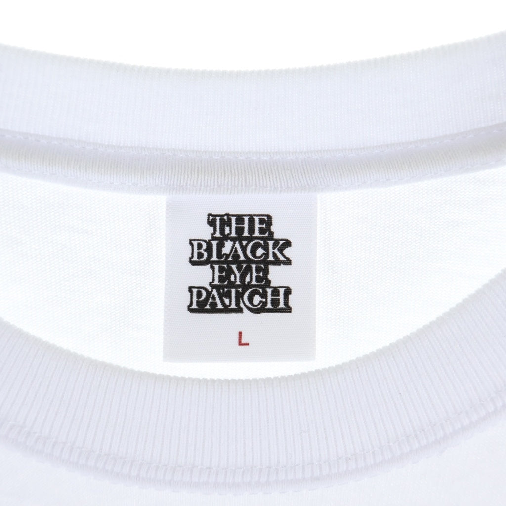 THE BLACK EYE PATCH(ブラックアイパッチ) MINT FRESH 両面ロゴプリント 半袖Tシャツ カットソー ホワイト