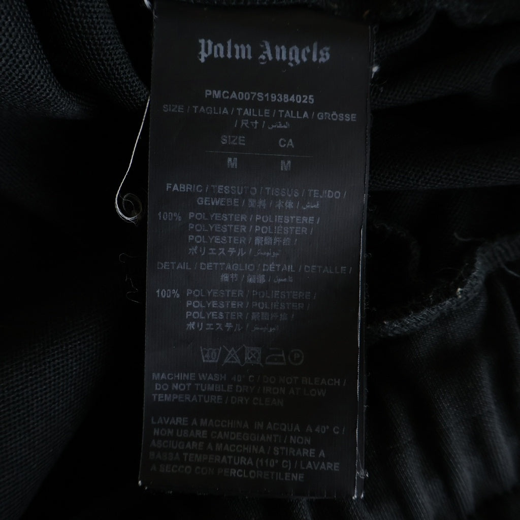 Palm Angels(パームエンジェルス) 19SS TRACK PANTS サイドライン トラックパンツ ブラック/オレンジ PMCA007S19384025