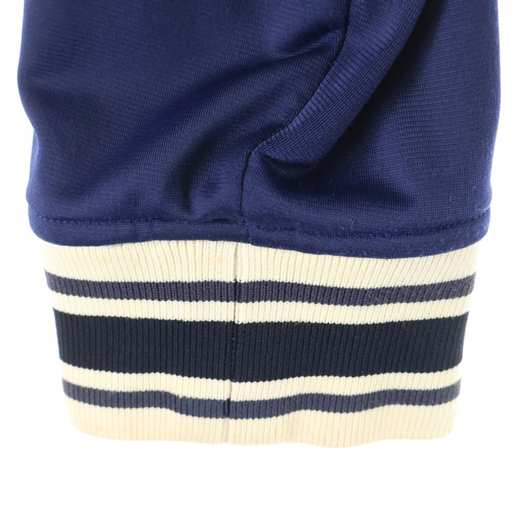 STUSSY(ステューシー) 90s OLD STUSSY Track Jacket オールドステューシー フロントロゴ刺繍 サイドライン トラックジャケット ネイビー