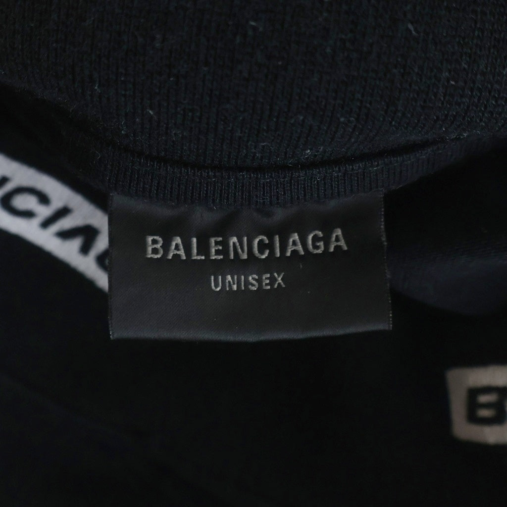 BALENCIAGA(バレンシアガ) 23SS TOP LEAGUE L/S T-shirt トップリーグ 両面プリント 長袖Tシャツ カットソー ブラック 767879 TPVE9