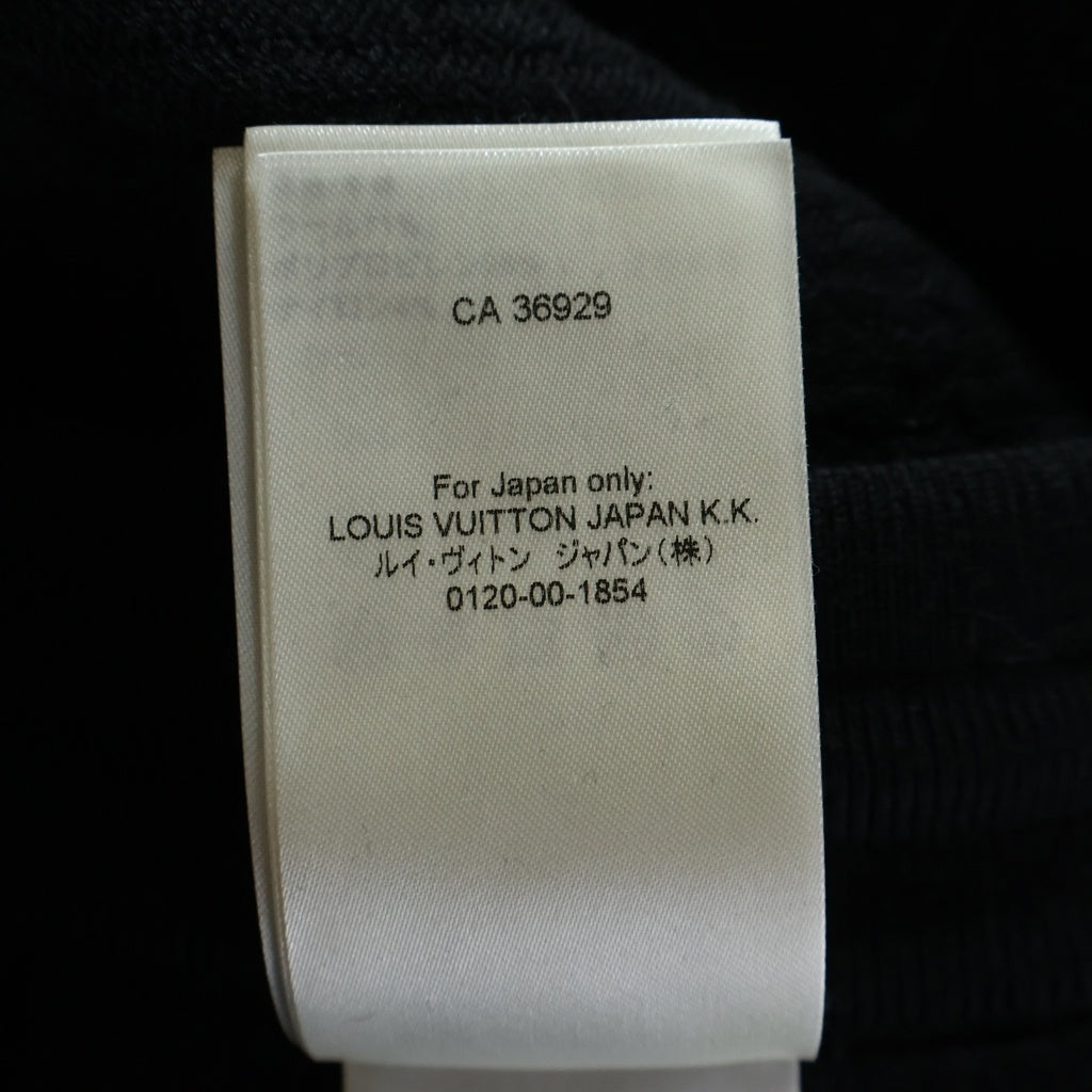 LOUIS VUITTON(ルイヴィトン) Marque L. Vuitton Deposee テクスチャーニットウールジョガーパンツ ブラック RM251MM PWU HSN21W