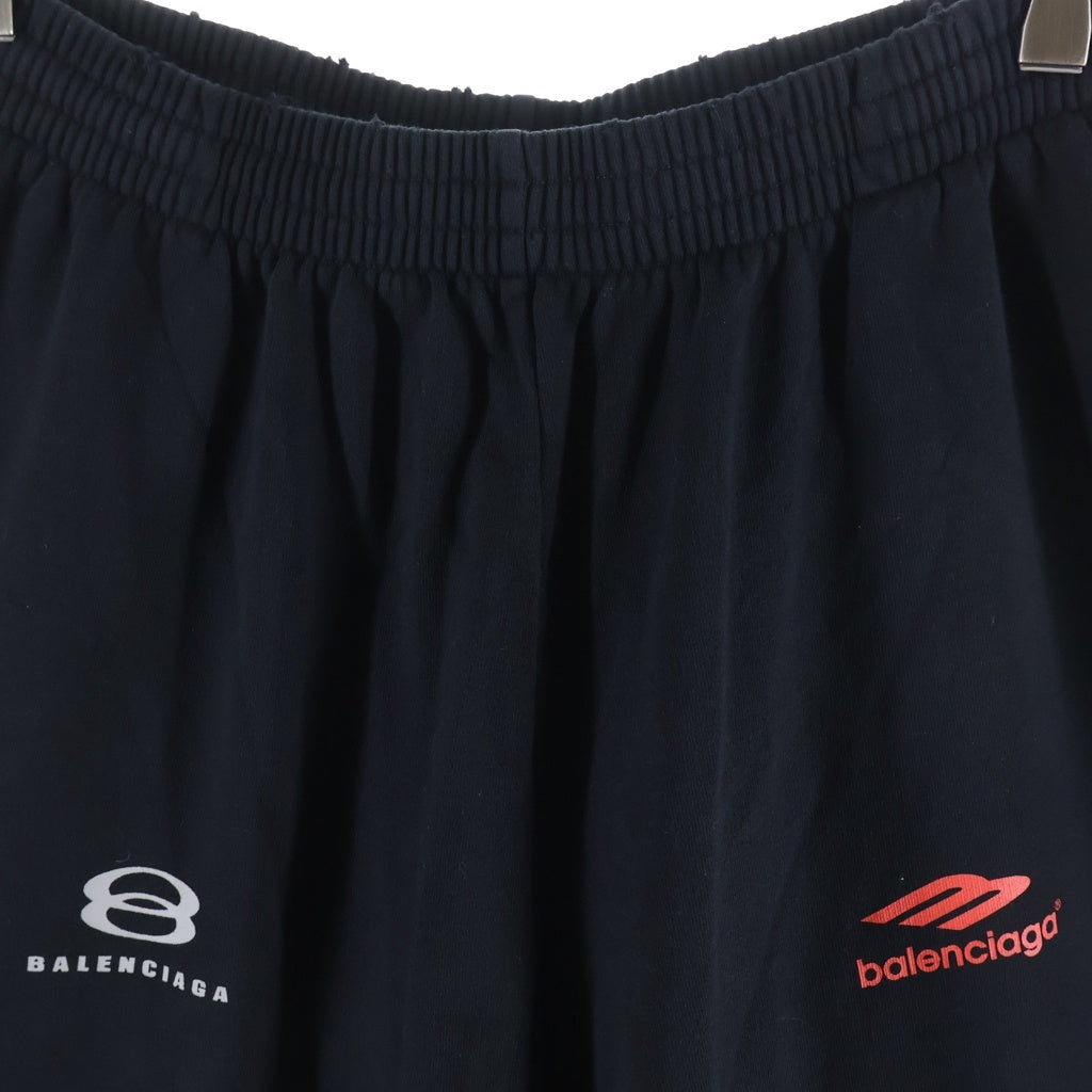 BALENCIAGA(バレンシアガ) 23SS TOP LEAGUE BAGGY トップリーグ プリント バギー スウェットパンツ ブラック 767853 TPVF1