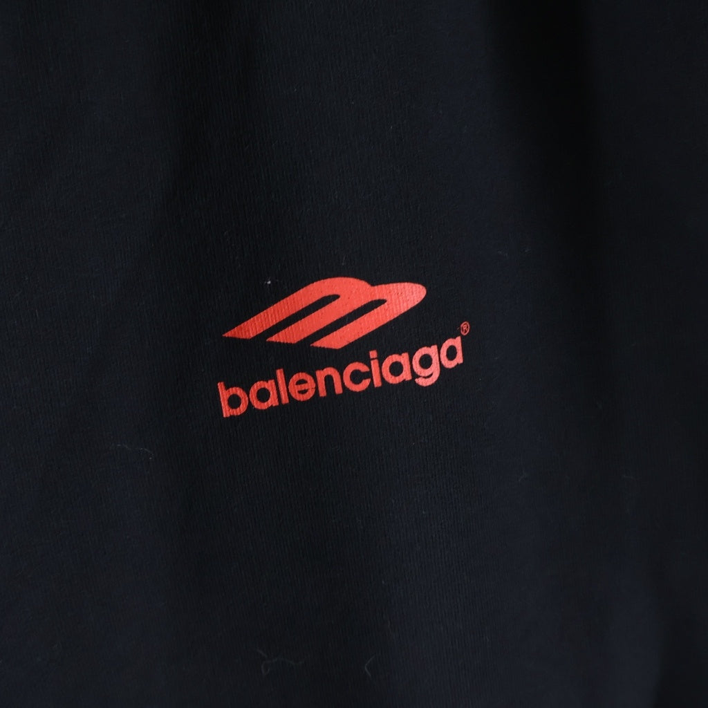 BALENCIAGA(バレンシアガ) 23SS TOP LEAGUE BAGGY トップリーグ プリント バギー スウェットパンツ ブラック 767853 TPVF1