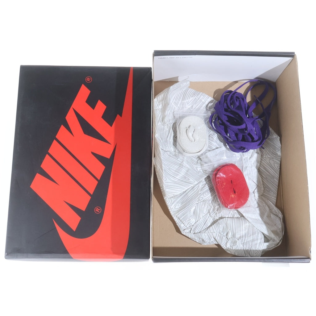 NIKE(ナイキ) AIR JORDAN 1 HIGH OG DEFIANT LA TO CHICAGO エアジョーダン1 エルエートゥーシカゴ ハイカットスニーカー ホワイト/パープル US9.5/27.5cm CD6578-507