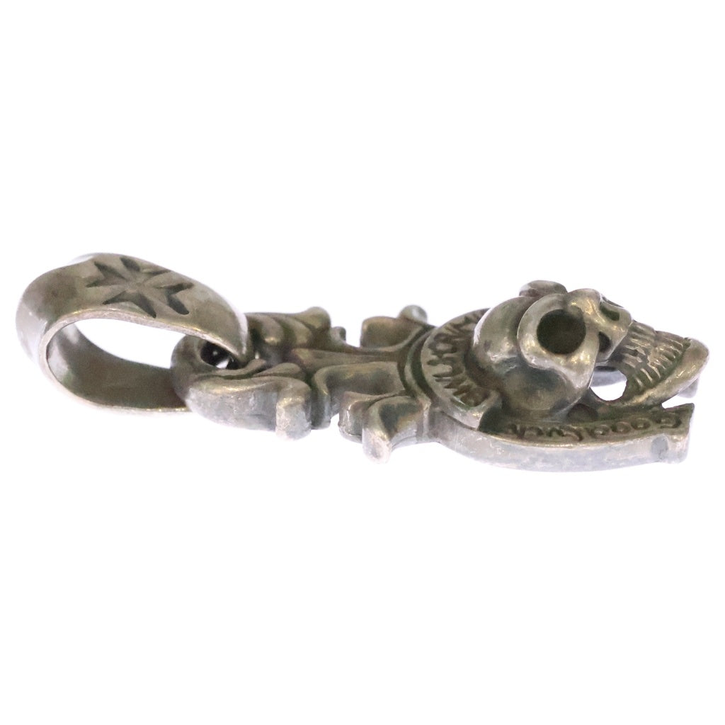 Bill Wall Leather/BWL(ビルウォールレザー) ×CRIME Skull Horseshoe Pendant Top クライミー スカル ホースシュー ペンダント トップ シルバー