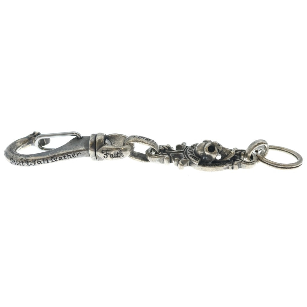 Bill Wall Leather/BWL(ビルウォールレザー) ×CRIME Crip Skull Horseshoe Pendant Top クライミー スカルクリップ スカル ホースシュー キーチェーン シルバー