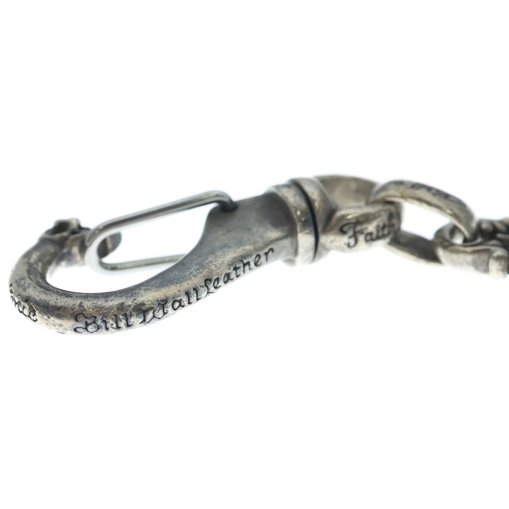 Bill Wall Leather/BWL(ビルウォールレザー) ×CRIME Crip Skull Horseshoe Pendant Top クライミー スカルクリップ スカル ホースシュー キーチェーン シルバー