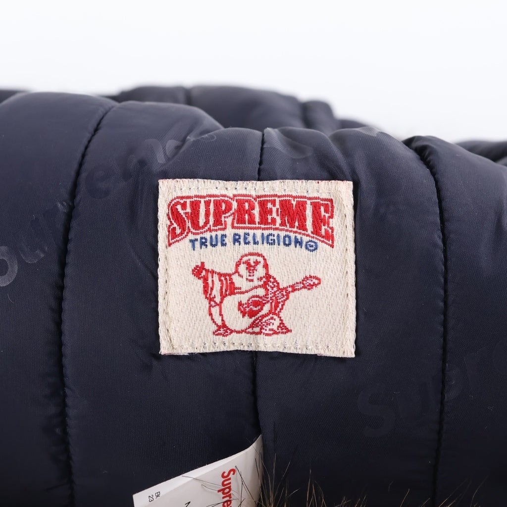 SUPREME(シュプリーム) 22AW ×True Religion GORE-TEX Denim Fright Cap トゥルーレリジョン ゴアテックス デニム フライトキャップ インディゴ