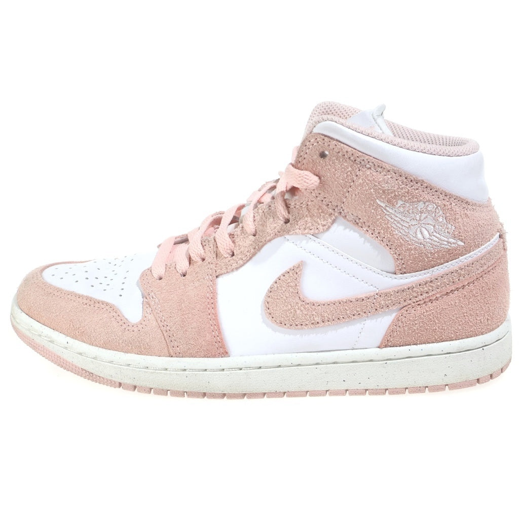 NIKE(ナイキ) AIR JORDAN 1 MID SE PASTEL PINK エアジョーダン1 ミッド パステルピンク ミッドカットスニーカー ピンク US8.5/26.5cm FN5215-161