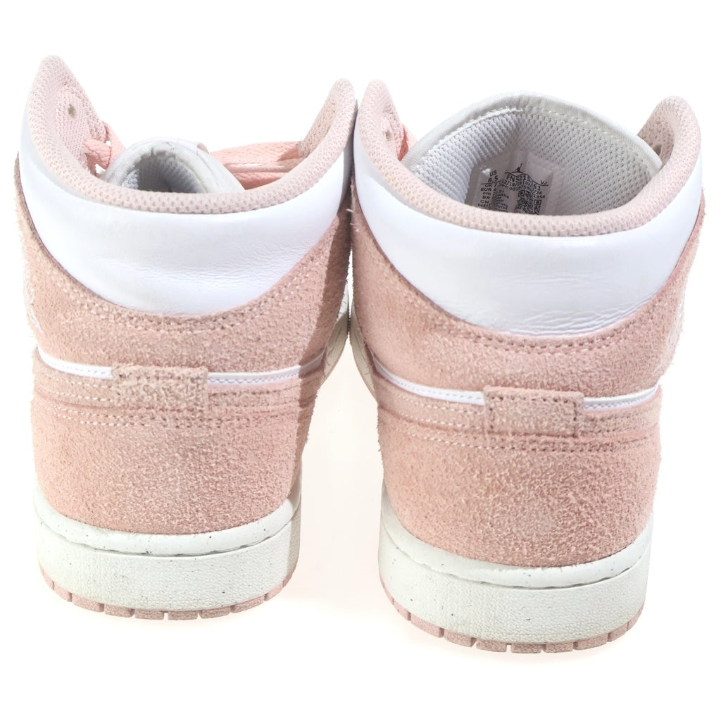 NIKE(ナイキ) AIR JORDAN 1 MID SE PASTEL PINK エアジョーダン1 ミッド パステルピンク ミッドカットスニーカー ピンク US8.5/26.5cm FN5215-161