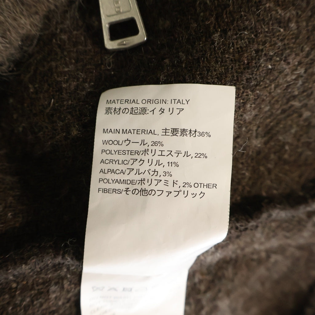 OUR LEGACY(アワーレガシー) Full Zip Hood モヘアニット フルジップフード パーカー フーディー グレー