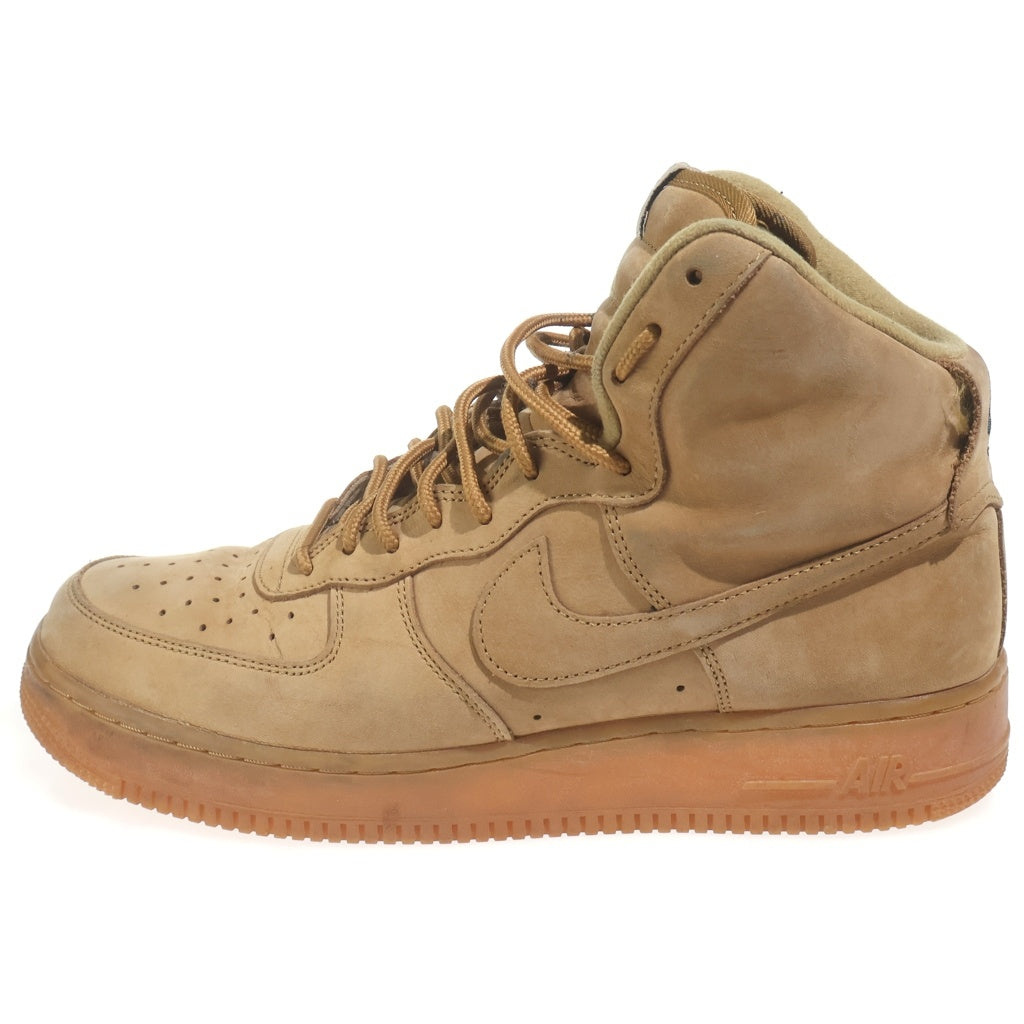 NIKE(ナイキ) AIR FORCE 1 HIGH Flax (2017) エアフォース1 ハイ フラックス ハイカットスニーカー ベージュ US10/28cm 882096-200