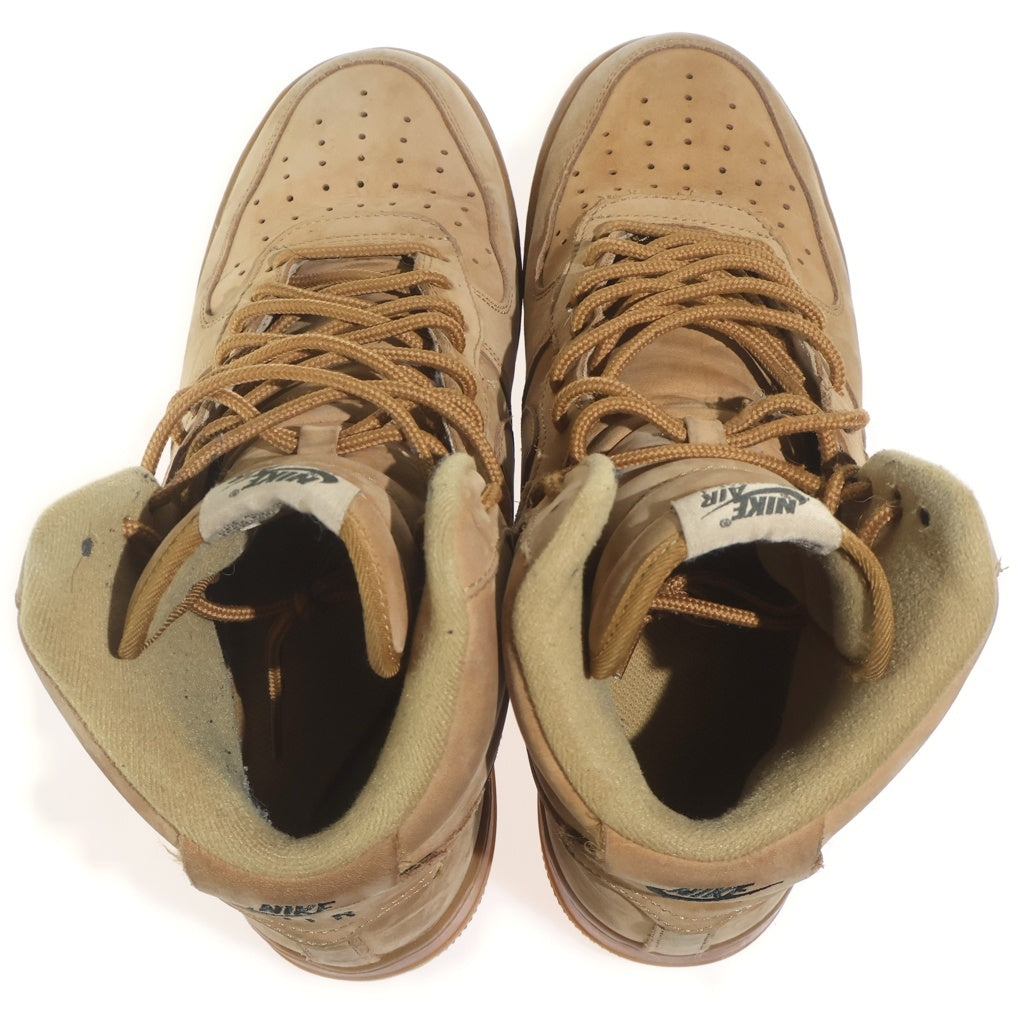 NIKE(ナイキ) AIR FORCE 1 HIGH Flax (2017) エアフォース1 ハイ フラックス ハイカットスニーカー ベージュ US10/28cm 882096-200