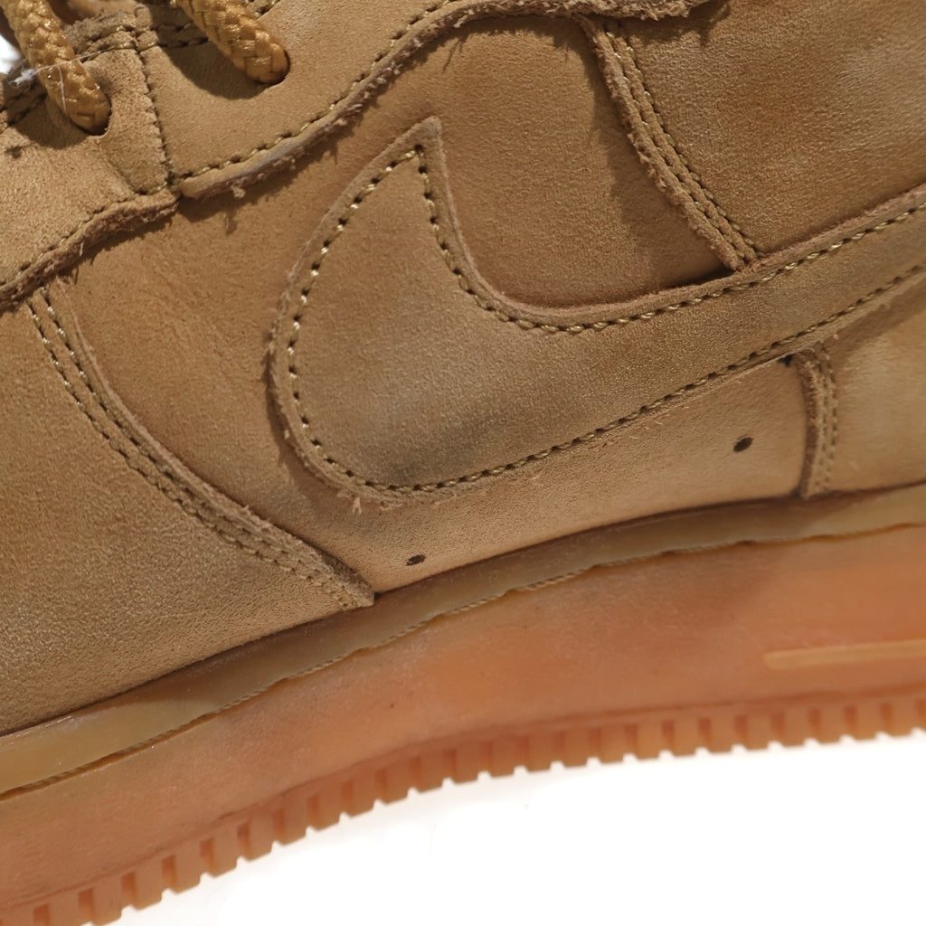 NIKE(ナイキ) AIR FORCE 1 HIGH Flax (2017) エアフォース1 ハイ フラックス ハイカットスニーカー ベージュ US10/28cm 882096-200