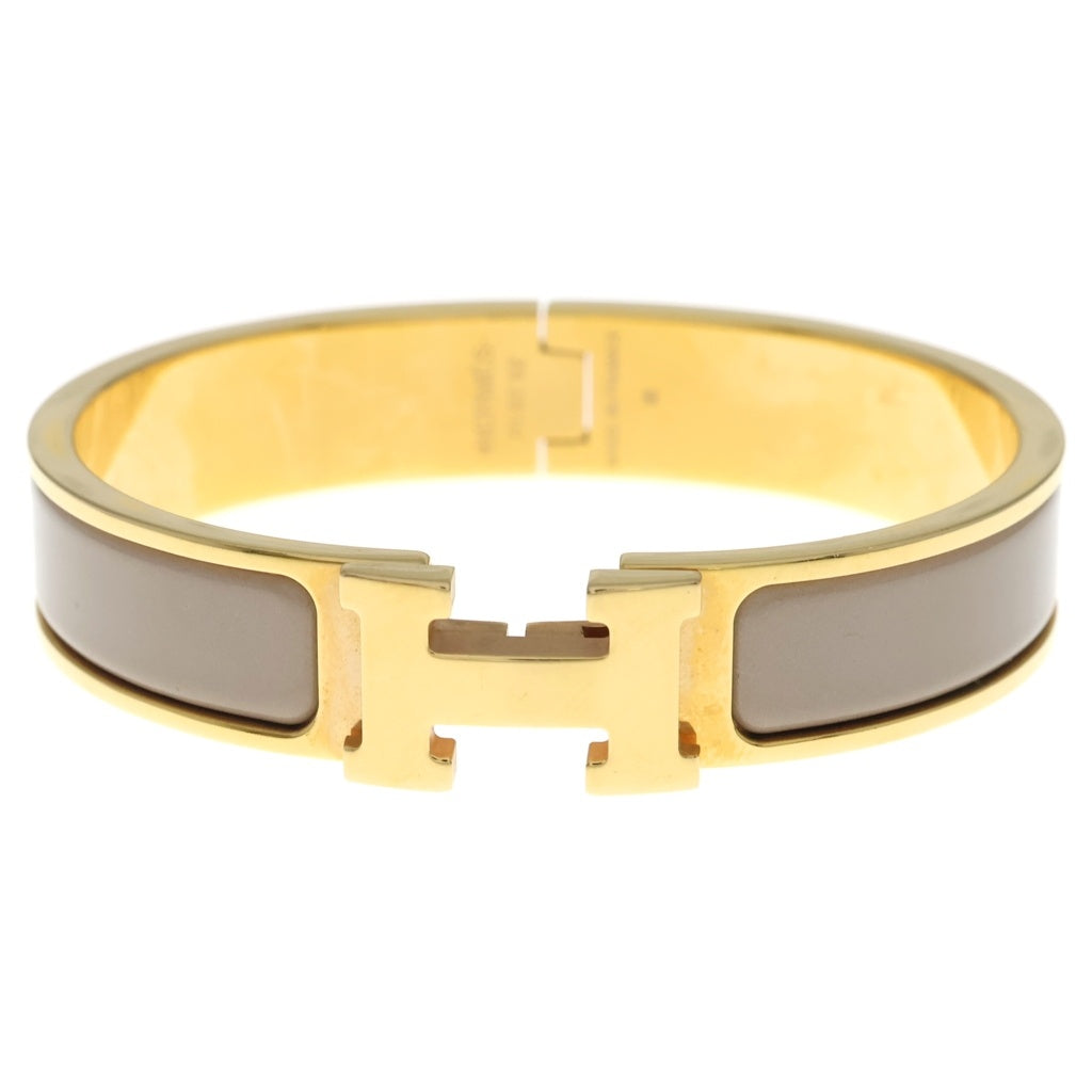 HERMES(エルメス) Click H Bracelet クリックHブレスレット ゴールド/ベージュ