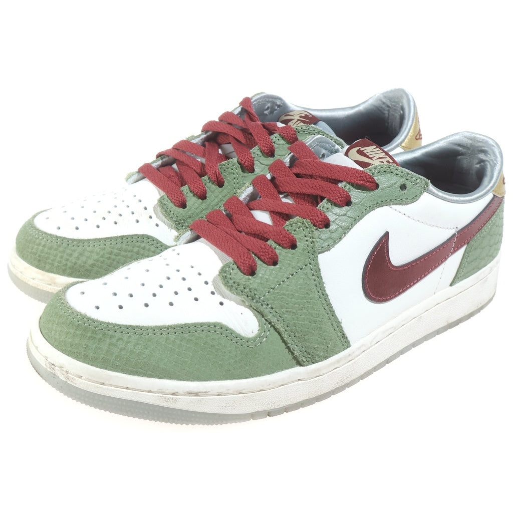 NIKE(ナイキ) AIR JORDAN1 LOW OG Chinese New Year of the Dragon エア ジョーダン 1 ローカットスニーカー グリーン US9/27cm FN3727-100