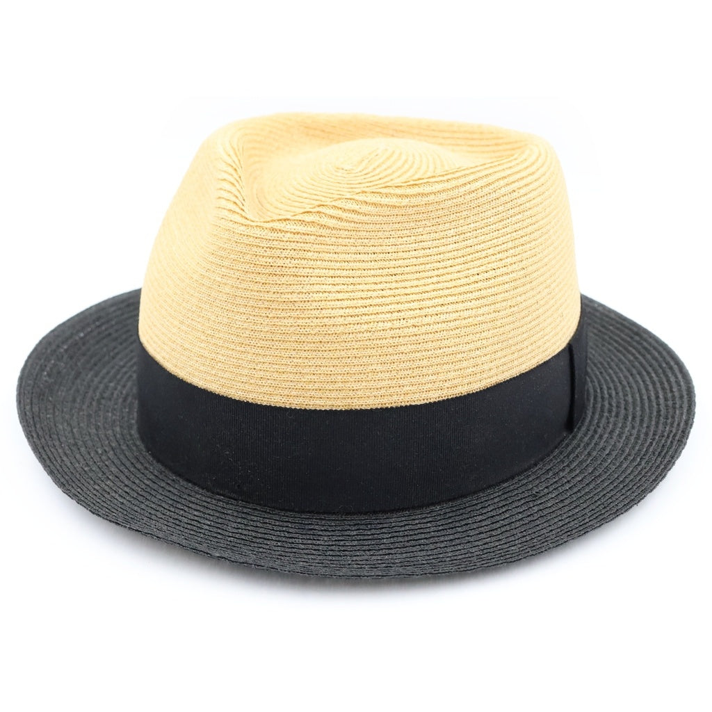 NEXUS7(ネクサスセブン) 2TONE STRAW HAT ツートーンストローハット ブラウン/ブラック MRS-NRS-G30 レディース