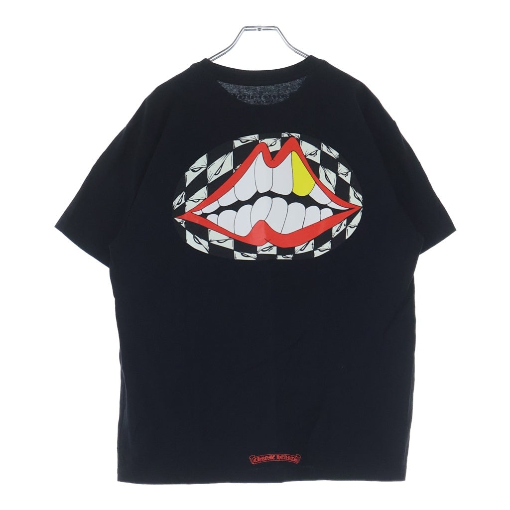 CHROME HEARTS(クロムハーツ) ×MATTY BOY マッティボーイ 両面プリント クルーネック 半袖Tシャツ ブラック