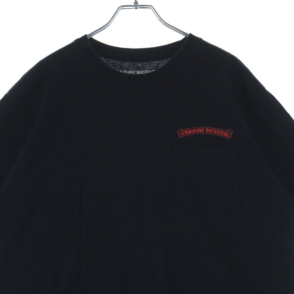 CHROME HEARTS(クロムハーツ) ×MATTY BOY マッティボーイ 両面プリント クルーネック 半袖Tシャツ ブラック