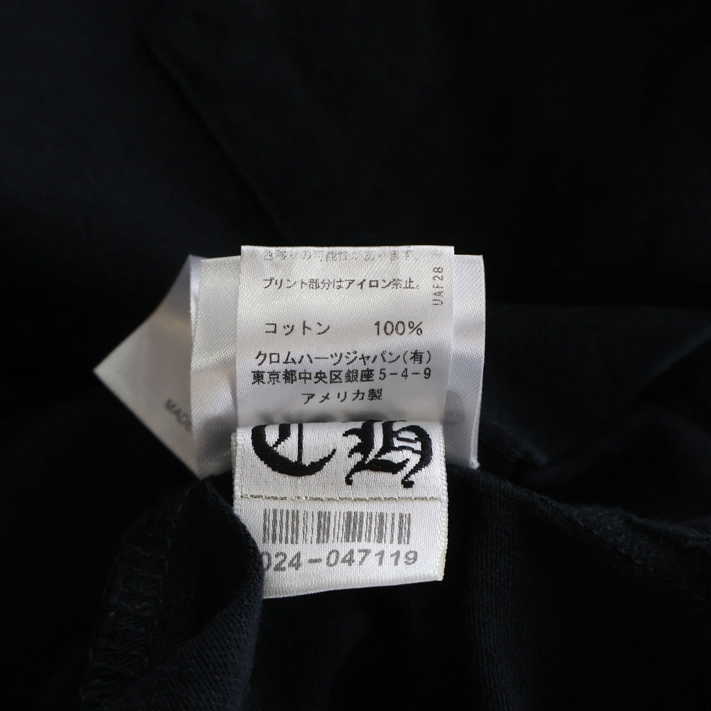 CHROME HEARTS(クロムハーツ) ×MATTY BOY マッティボーイ 両面プリント クルーネック 半袖Tシャツ ブラック