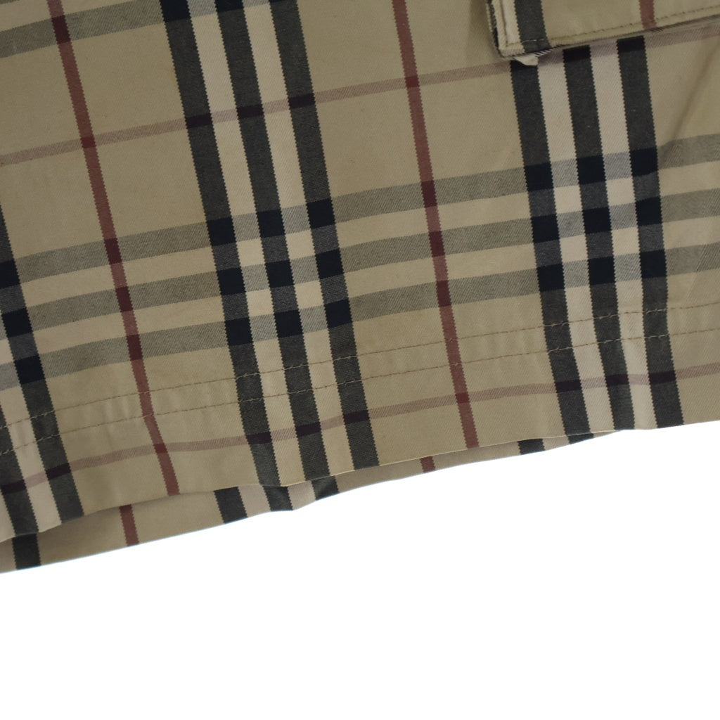 BURBERRY BLACK LABEL(バーバリー ブラックレーベル) ノバチェック カーゴハーフパンツ ショーツ ベージュ