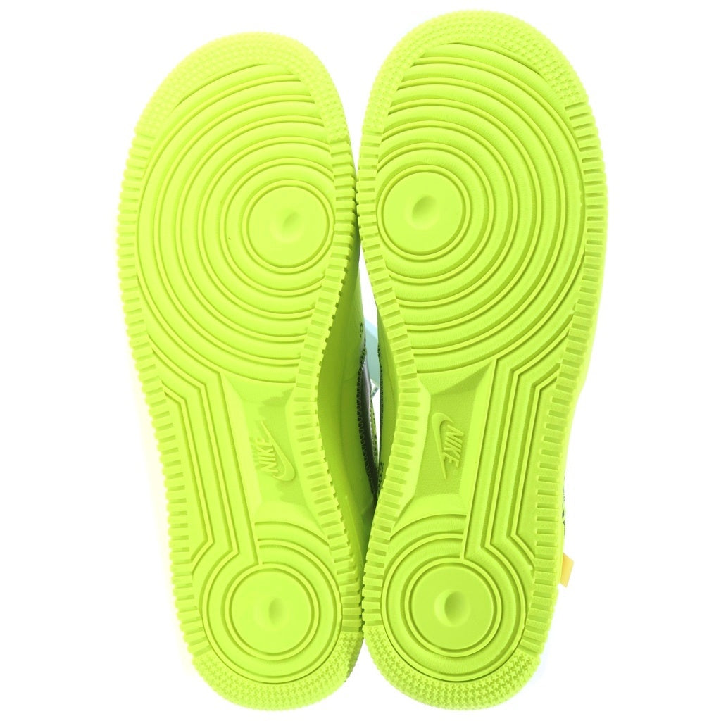 NIKE(ナイキ) ×OFF-WHITE AIR FORCE 1 LOW VOLT オフホワイト エアフォース1 ボルト ローカットスニーカー イエロー US9.5/27.5cm AO4606-700