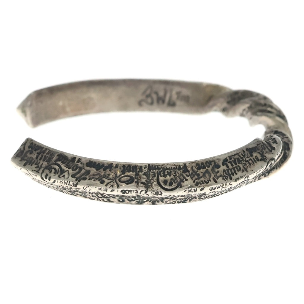 Bill Wall Leather/BWL(ビルウォールレザー) Graffiti Square Twist Bangle グラフィティ スクエア ツイスト バングル シルバー