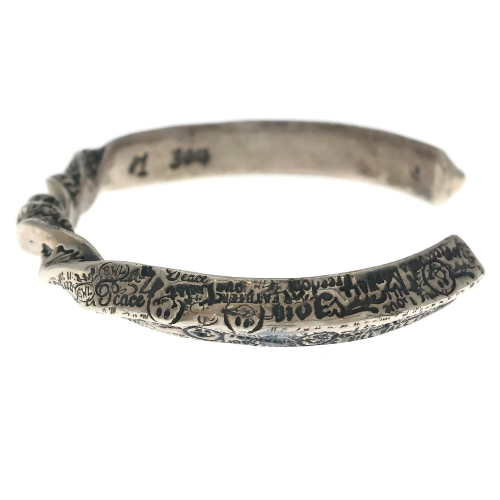Bill Wall Leather/BWL(ビルウォールレザー) Graffiti Square Twist Bangle グラフィティ スクエア ツイスト バングル シルバー