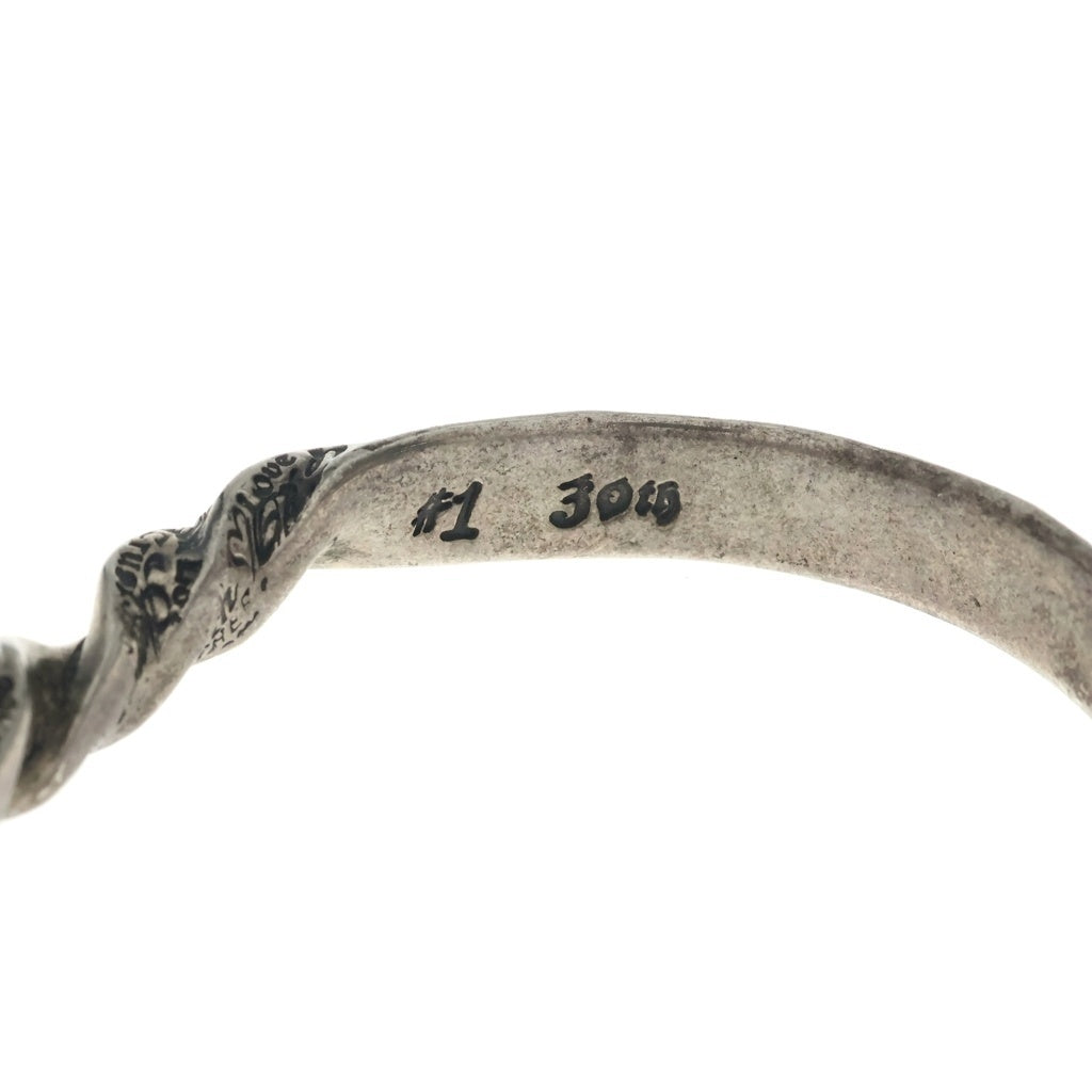 Bill Wall Leather/BWL(ビルウォールレザー) Graffiti Square Twist Bangle グラフィティ スクエア ツイスト バングル シルバー