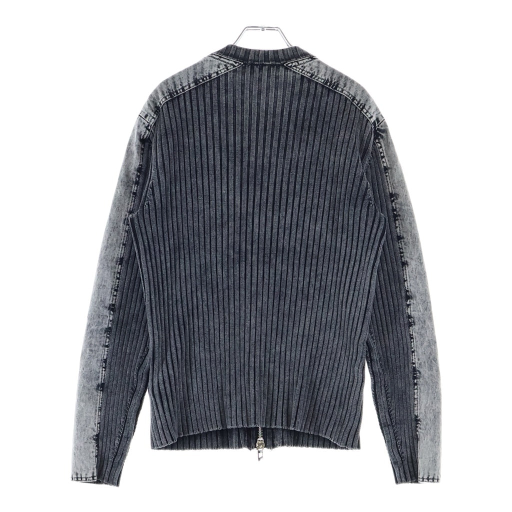 DIESEL(ディーゼル) 25SS K-MATTY ケーマッティ ジップアップ ニットカーディガン ブラック A17464 0QMAN