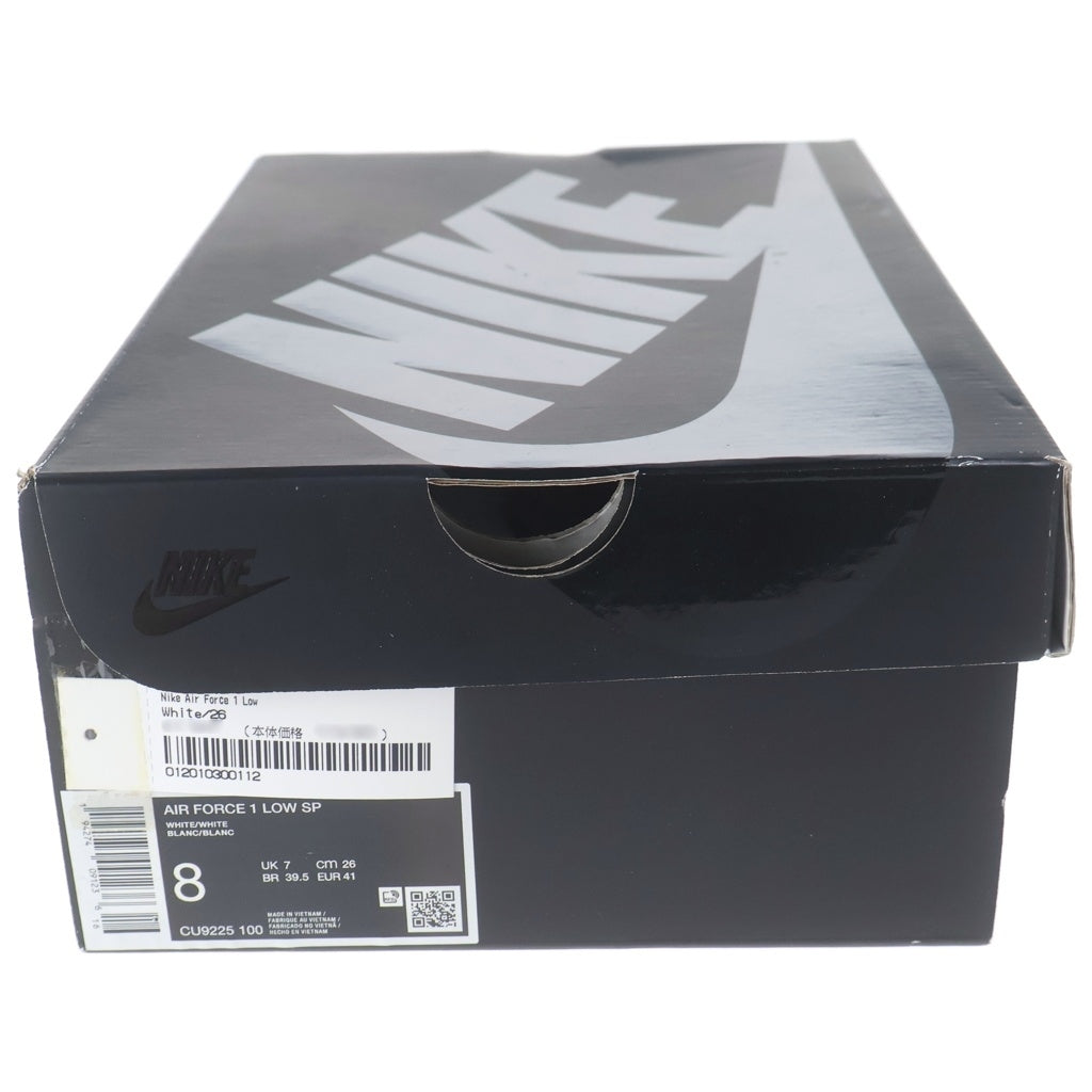 NIKE(ナイキ) ×SUPREME AIR FORCE 1 LOW シュプリーム エアフォース1 ローカットスニーカー ホワイト US8/26cm CU9225-100