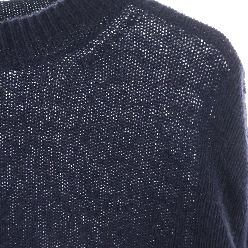 COMOLI(コモリ) 21AW カシミヤ クルーネック ニット セーター ネイビー U03-06008