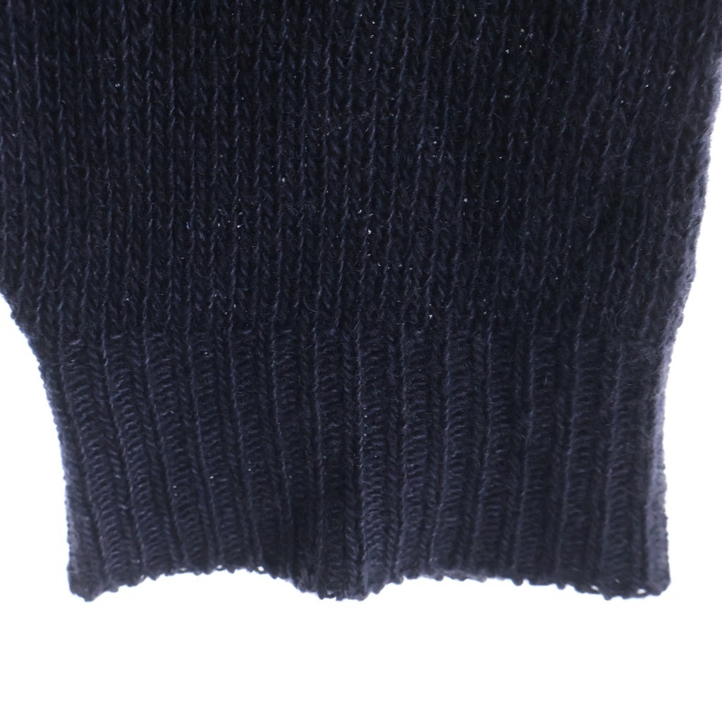 COMOLI(コモリ) 21AW カシミヤ クルーネック ニット セーター ネイビー U03-06008