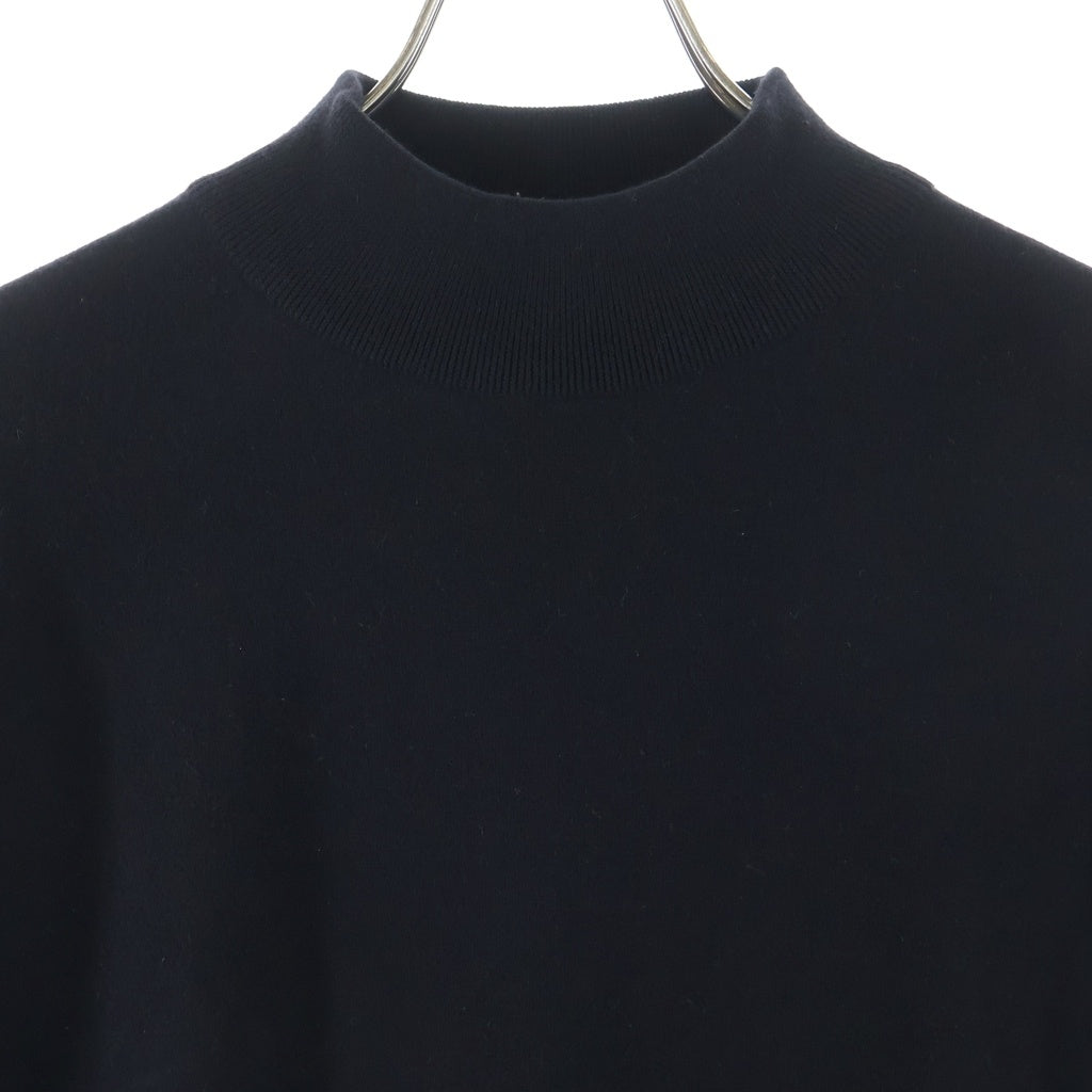 COMOLI(コモリ) 25AW ウール モックネック ニット セーター ブラック C03-06001