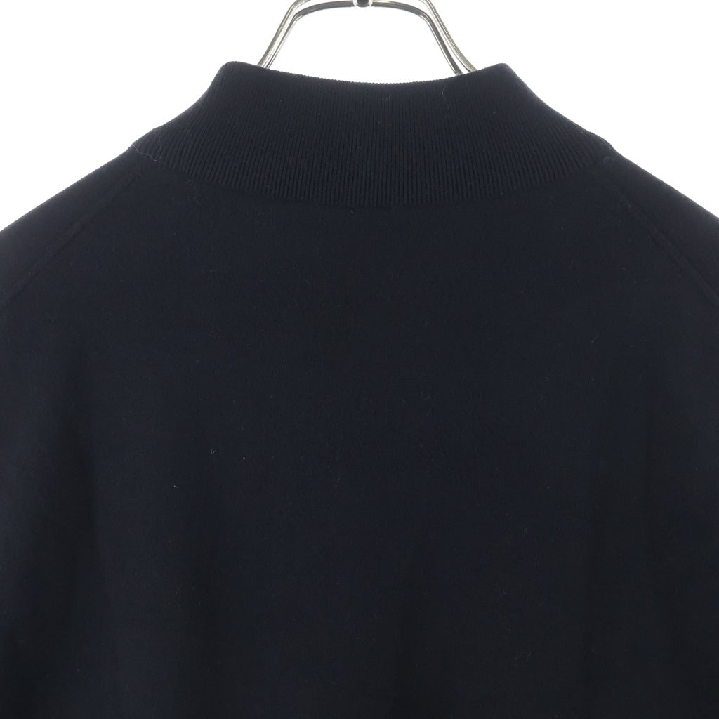 COMOLI(コモリ) 25AW ウール モックネック ニット セーター ブラック C03-06001