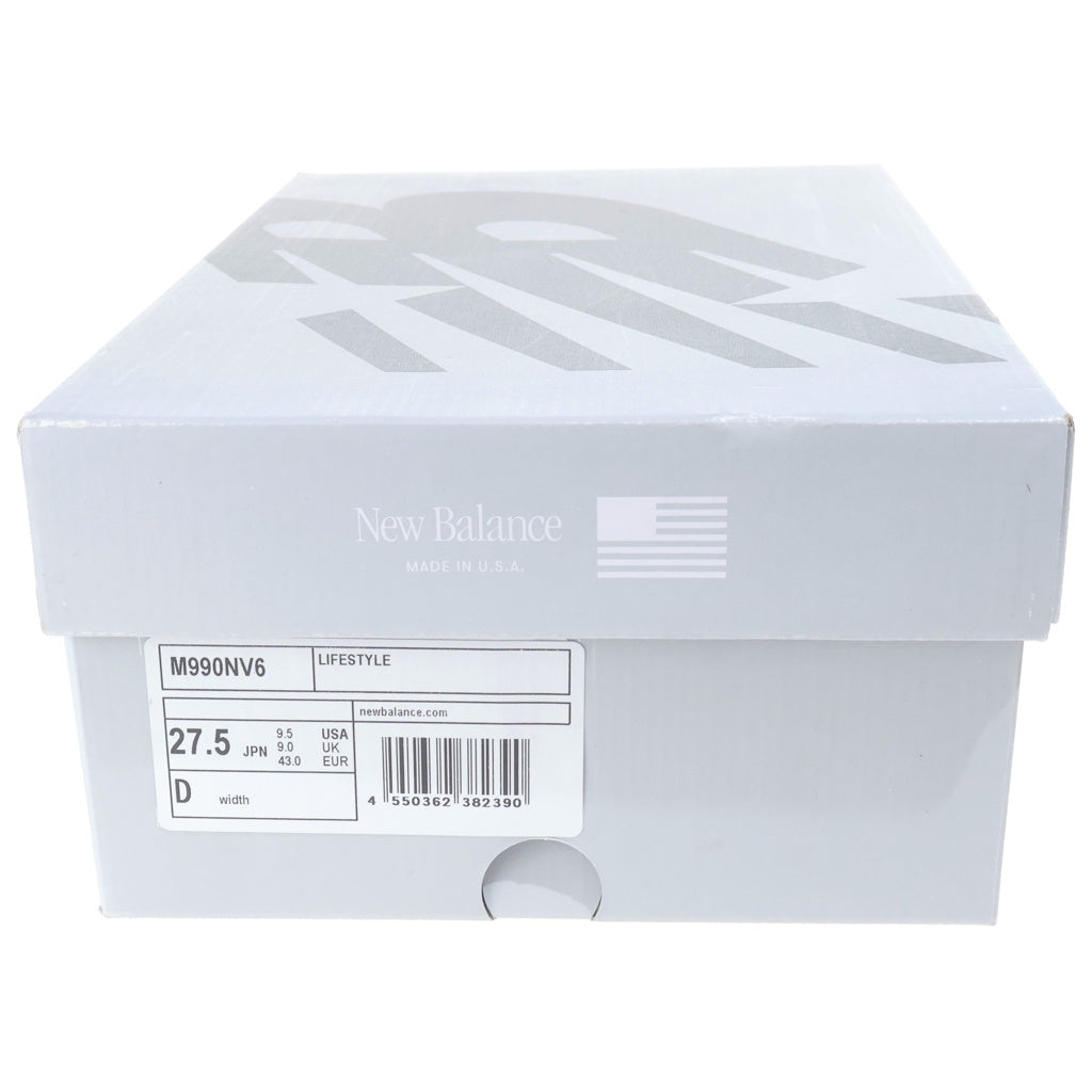 New Balance(ニューバランス) M990NV6 メッシュ ローカットスニーカー ネイビー US9.5/27.5cm