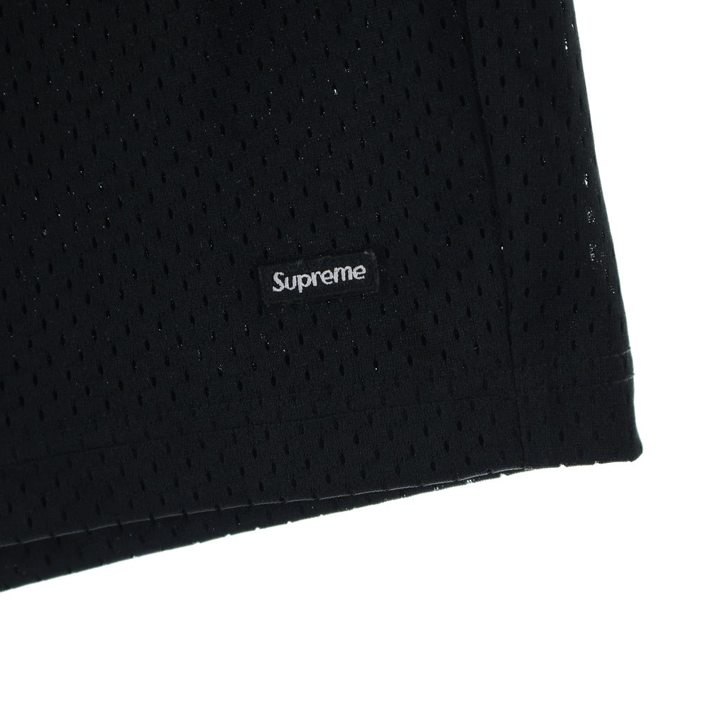 SUPREME(シュプリーム) 26SS Small Box Baggy Mesh Short スモールボックス ロゴ刺繍 メッシュ バギー スポーツ ハーフパンツ ショーツ ブラック