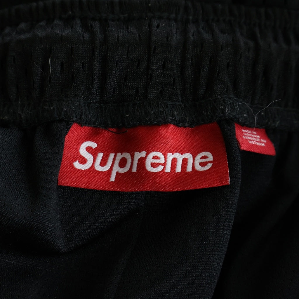 SUPREME(シュプリーム) 26SS Small Box Baggy Mesh Short スモールボックス ロゴ刺繍 メッシュ バギー スポーツ ハーフパンツ ショーツ ブラック