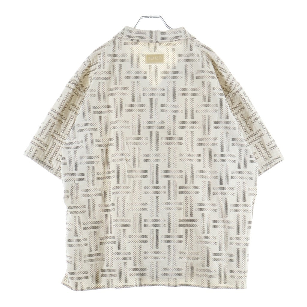 KENZO(ケンゾー) Weave Tan Hawaiian Shirt ウィーブタン ハワイアンシャツ ベージュ