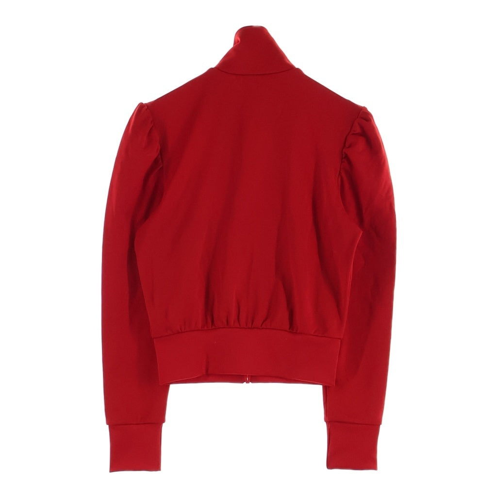 adidas(アディダス) Elevated Sleeve FB Track Top エレベーテッド ジップアップ トラックジャケット レッド レディース