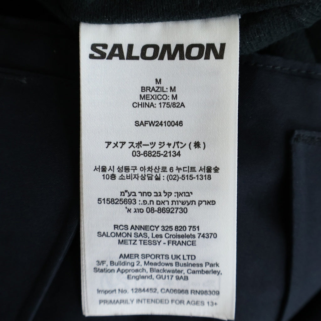 SALOMON(サロモン) GOREーTEX ウォータープルーフ カーゴパンツ ブラック