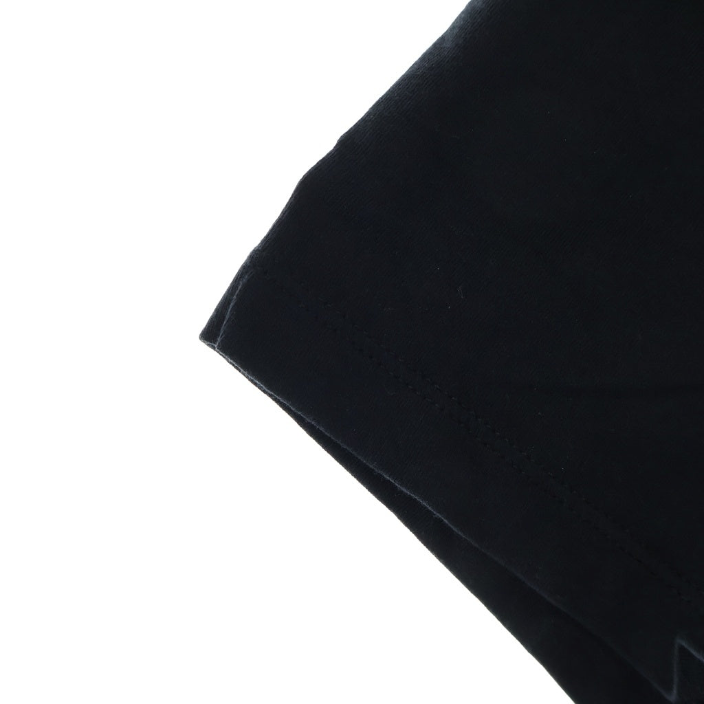 Acne Studios(アクネ ストゥディオズ) フロントロゴプリント レギュラーフィット リンガー 半袖Tシャツ カットソー ホワイト/ブラック