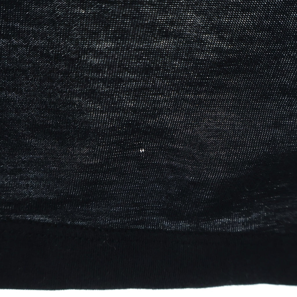 Acne Studios(アクネ ストゥディオズ) フロントロゴプリント レギュラーフィット リンガー 半袖Tシャツ カットソー ホワイト/ブラック