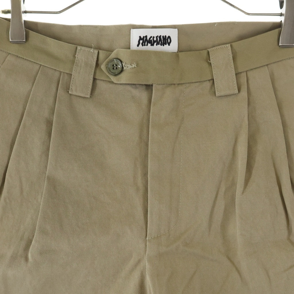 MAGLIANO(マリアーノ) 22SS 2タック ショーツ ハーフパンツ ベージュ MAGLIANOー22SSー8