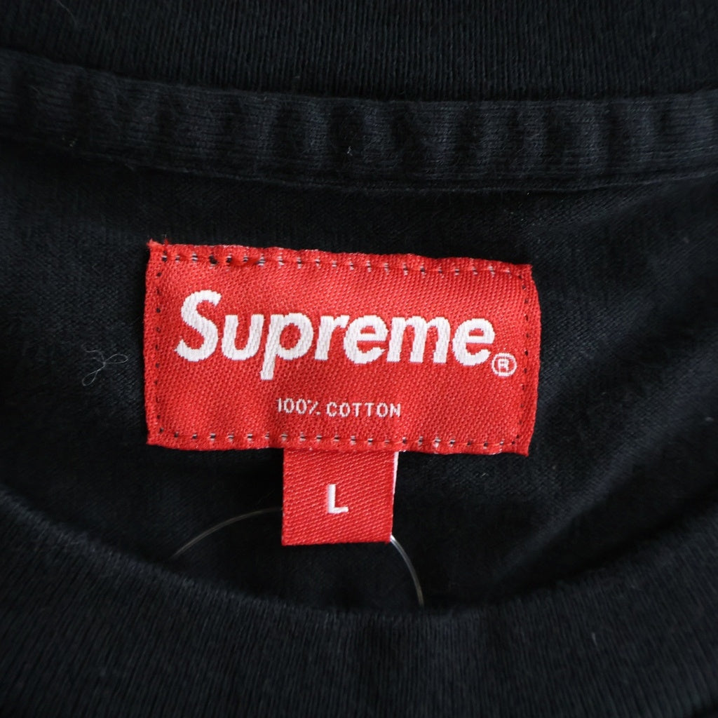 SUPREME(シュプリーム) 18SS Karate Tee 空手フロント刺繍 長袖Tシャツ カットソー ブラック